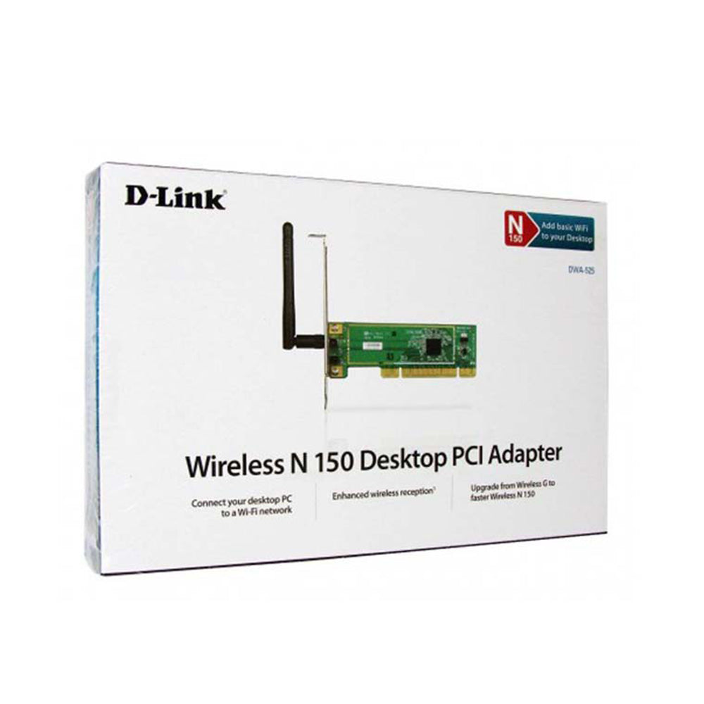 D-Link Wireless N 150 PCI Adapter DWA‑525 (4794333790308) D-Link Wireless N 150 PCI Adapter DWA‑525 (4794333790308)